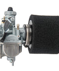 Carburetor With Air Filter Intake 26mm for 110cc 125cc 140cc dirt bikes, featuring a bolt-on intake design and foam filter.