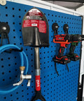 Magnetic Power Tool Organizer For Garage And Workshop Tough As Nails Heavy Duty 2 Pack Rubber Coated Magnetic Hooks holding tools