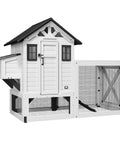 Sweetwater Cedar Chicken Coop For 4 To 6 Chickens With Run Nesting Box Automatic Door Roosting Bars Galvanized Steel Roof Wire Mesh