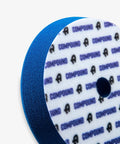 2 Inch Blue Compound Pad For Polishing And Paint Correction With Thick Closed Cell Foam, angled view of back pattern