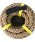 Coiled Natural Jute Rope One And A Half Inch By Ninety Six Feet Four Strand Twisted Rope For Crafts Cat Scratching Posts DIY Projects