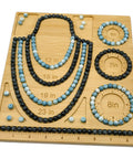 Beading Board For Jewelry Making With Bamboo Tray And Multi Groove Layout For Necklaces And Bracelets Ideal Bead Tray Supplies