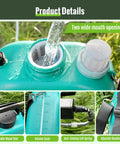 Powerful Battery Powered Sprayer 2 Gallon Electric Weed Sprayer With 3 Adjustable Spray Pressures showing wide mouth openings