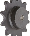 Heavy Duty Double Pitch Roller Chain Sprocket Crafted Tough For Smooth Conveyor Hustle Type B Hub showing a black steel 12 tooth sprocket
