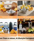 Heavy Duty 316L Stainless Steel Lemon Squeezer And Manual Citrus Juicer Press For Oranges Limes Grapefruit Kitchen Essential in use in home kitchen and RV.