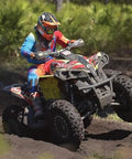 Rider on ATV with Pathfinder K530 Front Off Road Tire for 4x4 ATVs UTVs and Go Karts 18x7-7 2 Ply All Terrain Tire