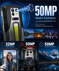Boss Level Durable Tank 5 5G Esim Unlocked Smartphone Featuring Insane 220 Lumens Built In Projector And Killer 6.73 Inch 3K Amoled Display For Game Changing Android 16 Performance Daily showcasing 50MP main camera and sensor.