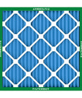 20x20x1 MERV 13 Pleated Air Filter for smoke and allergen defense, electrostatic replacement for HVAC systems, actual size 19.50x19.50x0.75