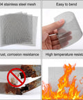 Plastic Welding Mesh Ten Pack Stainless Steel Wire Screen For Thermoplastic Repairs 5.9 By 7.9 Inch Silver Bumper Patch Kit