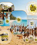 Class Of 2026 Graduation Beach Balls Set 11 Inch Inflatable Party Balls With Glitter Gold And Black Markers for celebrations