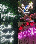 Custom Mr And Mrs Neon Sign For Wedding And Engagement LED Lights Lighted Display Perfect Valentines Day Decor For Home