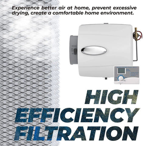 10 Inch Replacement Water Panel Filter For Aprilaire Whole House Humidifier Pads Models 110 220 shown with humidifier.