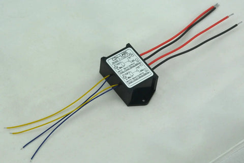 Dual SPST-NO 10Amp Power Relay Module For DIY Projects, 12V Coil with wires for AC/DC control, ideal for home automation