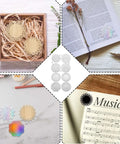 8 Pattern Round Lace Border Die Set For Card Making And Paper Crafting With Dope Floral Motifs in various crafting scenarios