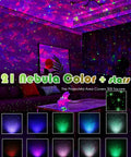 Get Ready For Epic Nights With This White Galaxy Projector Star Night Light Perfect For Bedroom Decor Kids Room Or Living Space