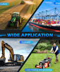 Direct Drop-In Hydraulic Motor For Eaton Char-Lynn 2000 Series applications: agriculture, shipping, excavation, lawn care