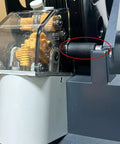 Quick Swap Active Support Shaft Assembly Replacement detail showing black spindle in automated material system for 3D prints.