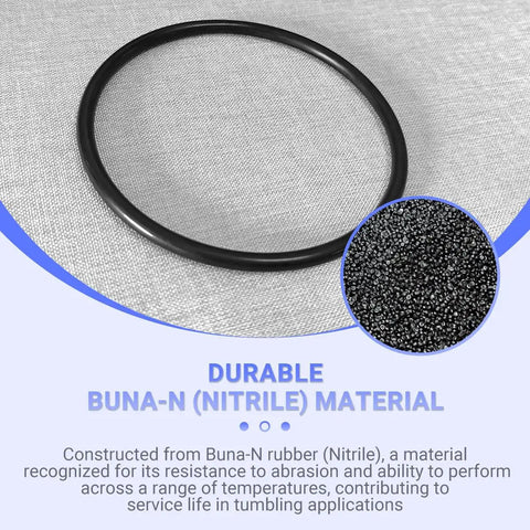 A-R1 Drive Belt Replacement For Rotary Rock Tumbler Buna-N material close-up