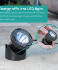 Energy-efficient LED light for 400 GPH Low Water Auto Shut Off Fountain Pump With LED Light for 3 To 5 Feet Fountains