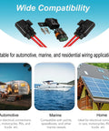 Ato Atc Inline Fuse Holder Kit With IP67 Waterproof Sealed Fuse Block And Badass Heavy Duty 12 10 Awg Crimp Terminals For Car Audio Off Road Truck Mods And Marine Boat Gear Pack Of Six, showcasing wide compatibility for automotive, marine, and home applications.