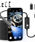 1920P HD Endoscope Camera With Light For Tight Spaces, Ultra Slim 8.5mm Borescope For Pipes, Engines, Walls And Tiny Crevices, Clear View, Handy Illumination, Pro Grade Inspection Tool with phone and cable