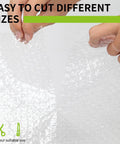 Hands tearing Bubble Cushioning Wrap Roll For Shipping And Moving, 12 Inch By 65 Feet, Nylon Protective Packing Material Pack Of 2