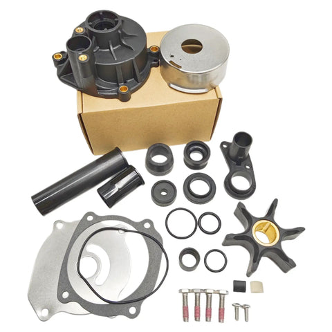 Water Pump Impeller Kit For Johnson Evinrude OMC Outboard Motors 75-250 HP 18-3315-2 with Housing and Coupling Sierra 435929
