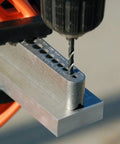 Universal V-Drill Guide For Perpendicular Hole Drilling On Flat Round And Square Materials, Built For Pro Grade Precision