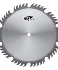 Combo Rip And Cross Cut Saw Blade Featuring Atb Design And Deep Gullets For Slick Woodworking Cuts On Table Saws 10 Inch Fifty Tooth Bore with shiny surface.