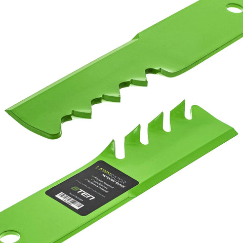 61 Inch Deck Toothed Mower Blade Set for Scag Ferris and Husqvarna, Replaces 48111 482879 1520842 and 539101733, 3 Pack