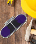 Industrial Grade Welding Goggles Featuring Adjustable Screw Clip Clamp Design To Keep Your Peepers Protected During Heavy Steelworking Grind Tough As Nails Professional Eye Shielding For Dedicated Builders And Trades Pros on a wood surface with tools.