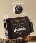 Propane Water Heater And Rechargeable Portable Outdoor Shower System With Shower Head Attachment Delivers Instant Hot Water For Camping, Hiking, Glamping And Vacationing On The Go, shown on a rock with close-up rubber feet inset.