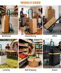Beast Of A Stair Climbing Hand Truck With Six Wheel Dolly, 440 Lb Capacity, Telescoping Handle, Portable Moving Cart For Home, Grocery Runs, And Warehouse Chores Easy Stair Climb, Stable Traction used with boxes in warehouse, home, office, and airport