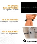 Lightweight Portable Camping And Travel Clothesline For Backpacking Hiking Bike Touring And More Quick To Attach With Hooks And Tensioners No Clothespins Needed Bead Grip Cords Secure Wet Gear Adjustable Length For Any Space on tree with beaded grip and reflective cord.