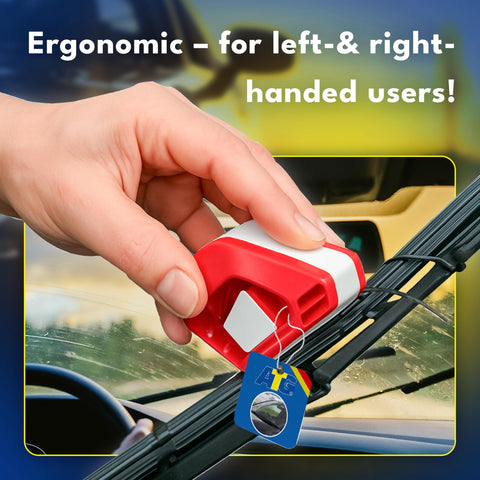 Wiper Blade Restorer Tool Quick Fix For Streaky Wipers In Seconds Universal Cutter For All Car Brands in use on car wiper
