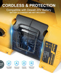 Cordless Tire Inflator Deflator With 160 PSI High Pressure Digital Gauge Auto Shut Off LED Light Compatible With DeWalt 20V Max Battery
