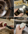 90 Piece Buffing And Polishing Wheel Set For Rotary Tools, One Eighth Inch Shank, polishing metal, jewelry, wood, and glass.