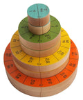Three Dimensional Periodic Table Display With Eight Hardwood Disks Featuring Element Symbols And Atomic Numbers, Showcasing Quantum Orbital Symmetry Up To Atomic Number 109, A Six Inch Tall Desk Art Piece For Science Buffs And Curious Minds