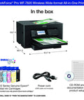 Super Sleek Wireless All In One Wide Format Inkjet Printer Dropping Ridiculously Crisp 13x19 Prints With Nifty Heat Free Tech For Hustlers And Studio Projects in the box with accessories.