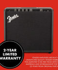 Mustang LT25 Guitar Amplifier 25 Watt Digital Modeling Combo Amp With 8 Inch Speaker, 30 Presets, 2 Year Warranty