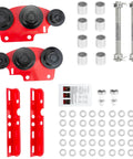 1 Ton I Beam Manual Trolley With Geared Push Operation For Overhead Hoist Heavy Duty 6 Wheel Wide Flange Track Smooth Rolling And Secure Lock Nut Compatible With PA600 PA700 PA800 PA900 PA1000 components