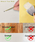 Heavy Duty Picture Hangers And Hooks That Hang Heavy Frames Without Any Drama No Sweat Setup With Included Metal Nails for various wall types.