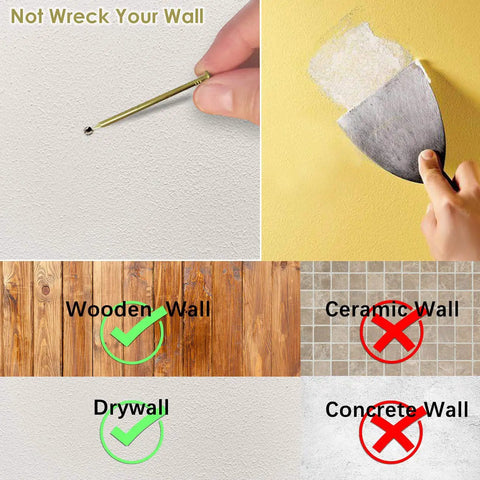 Heavy Duty Picture Hangers And Hooks That Hang Heavy Frames Without Any Drama No Sweat Setup With Included Metal Nails for various wall types.