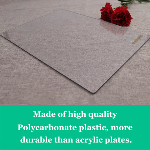 9 X 12.5 Clear Cutting Plates For Die Cutting Machines Pack Of 2 Durable Polycarbonate Protective Plates See Through