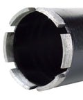Steel Dragon Tools 3 in x 6 in dry diamond masonry core drill bit, black with silver segments