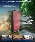 CA6900 Engine Air Filter Replacement For Infiniti And Nissan models with red filter material showcasing effective engine protection.