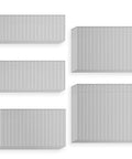 Top Shelf 5000 Count 16 Gauge Galvanized Finish Nails Assorted Lengths stacked in a neat arrangement for easy access.