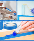 Blue Painters Tape Bulk 72 Rolls 1 Inch Wide By 55 Yards Each No Residue Masking Tape in various painting applications