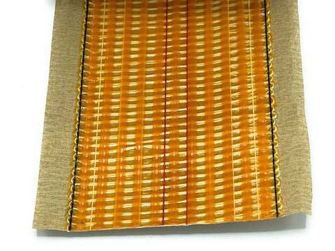 Red Stitch Carpet Joining Tape For Seamless Carpets, Super Heat Bond Crepe-Back Seaming Tape, 4 Inch Wide By 66 Feet, 11 Beads Adhesive