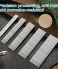 Built Tough 18 Gauge Brad Nails And Fasteners In Five Go To Sizes Packing 1500 galvanized strips for woodworking and carpentry.